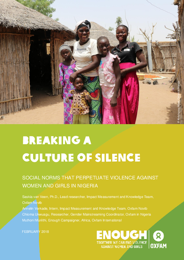 Breaking a Culture of Silence